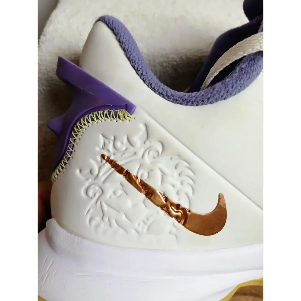 Nike LeBron Witness 5 V Summit White Bronze Men’s Basketball Shoes Size 10.5